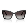Emporio Armani Occhiali da Sole EA4273BU 50178G Nero Lucido Grigio Sfumato Donna 