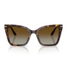 Emporio Armani Occhiali da Sole EA4273BU 5026T5 Marrone Lucido/Marrone Sfumato Donna Polarizzati