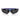 Emporio Armani Occhiali da Sole Q74010 629187 x Milano Cortina 2026 Blu Iridescente/Grigio Scuro Uomo