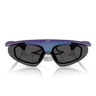 Emporio Armani Occhiali da Sole Q74010 629187 x Milano Cortina 2026 Blu Iridescente/Grigio Scuro Uomo