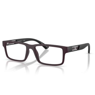 Emporio Armani Occhiali da Vista EA3278 6371 Prugna Opaco/Trasparente Uomo 