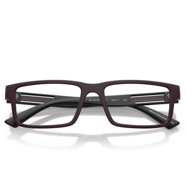 Emporio Armani Occhiali da Vista EA3278 6371 Prugna Opaco/Trasparente Uomo