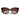 Emporio Armani Occhiali da Vista EA4213U 50261W Marrone Lucido Trasparente con 2 Clip Donna  6