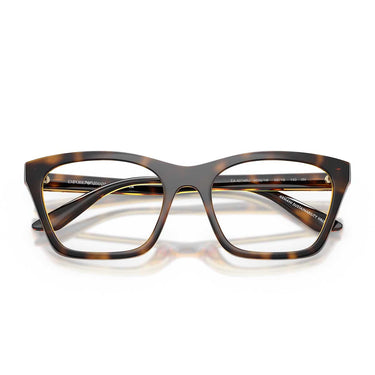 Emporio Armani Occhiali da Vista EA4274BU 50261W Marrone Lucido/Trasparente con 2 Clip Donna 6