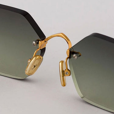 Eyepetizer Sonnenbrille CARNABY C.4-52 Gold/Grün Verlauf Unisex 3