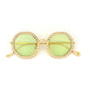 Eyepetizer Sonnenbrille Gatsby JORDAN C.4-1 Gold Grün Verblasst Unisex
