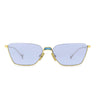 Eyepetizer Okulary Przeciwsłoneczne KANDA C.4-2F Złoto/Niebieski Unisex
