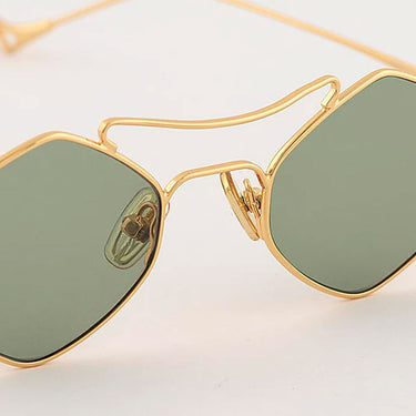 Eyepetizer Lunettes de Soleil Negroni MEDICI C.4-64 Or/Vert Unisexe 3