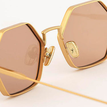 Eyepetizer Sonnenbrille Old Fashioned CHURCHILL C.4-57 Gold/Braun Verlauf Unisex