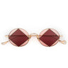 Eyepetizer Lunettes de Soleil SQUARE C.9-9 Or Rose/Rose Dégradé Unisexe