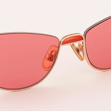 Eyepetizer Occhiali da Sole Tokyo ODAIBA C.9-66 Oro/Rosa Unisex 3