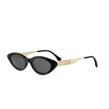 Fendi Fendigraphy Oro Cat Eye Occhiali da Sole
