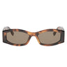 Fendi Forever Marrone Rettangolare Occhiali da Sole
