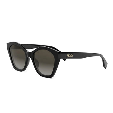 Fendi Lettering Black Butterfly Sunglasses