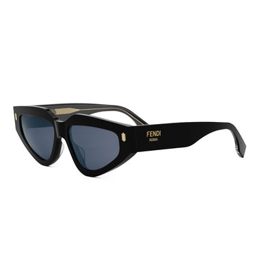 Fendi Roma Black Geometric Sunglasses