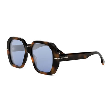 Fendi Selleria Brown Square Sunglasses