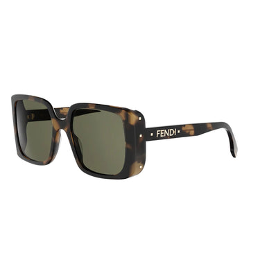 Fendi Soul Tartarugato Squadrata Occhiali da Sole