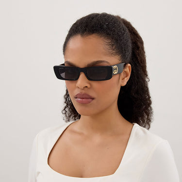 Gucci Sonnenbrille GG0516S 018 Schwarz Grau Unisex 3
