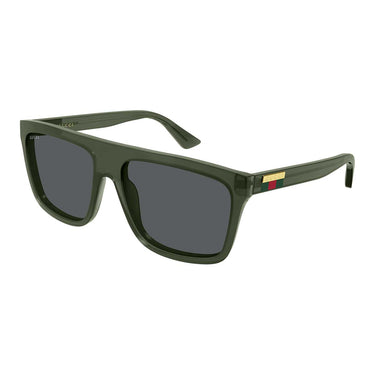 Gucci Occhiali da Sole GG0748S 011 Verde/Grigio Uomo 2