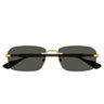 Gucci Sonnenbrille GG1221S 001 Gold-Grau Herren