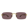 Gucci Sunglasses GG1221S 002 Gold-Brown Men