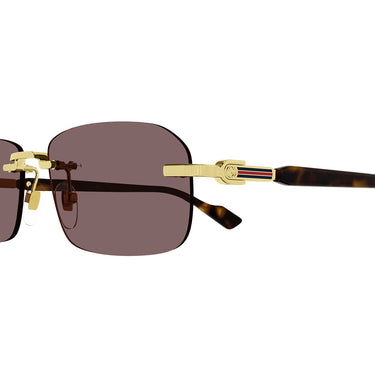Gucci Occhiali da Sole GG1221S 002 Oro-Marrone Uomo 4