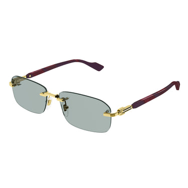 Gucci Occhiali da Sole GG1221S 003 Oro-Verde Uomo 1
