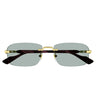 Gucci Sunglasses GG1221S 003 Gold-Green Men