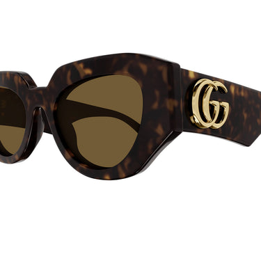 Gucci Occhiali da Sole GG1421S 002 Havana/Marrone Unisex 3