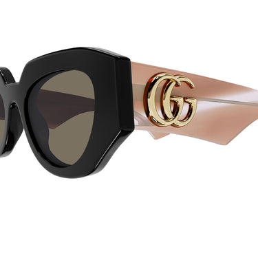 Gucci Gafas de Sol GG1421S 008 Negro Rosa Marrón Unisex 2