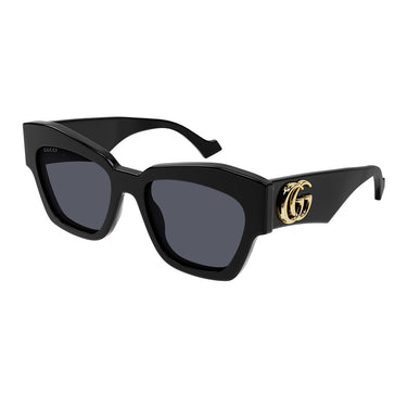 Gucci Occhiali da Sole GG1422S 001 Nero/Grigio Scuro Unisex 2