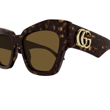 Gucci Gafas de Sol GG1422S 003 Marrón/Marrón Unisex