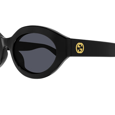 Gucci Occhiali da Sole GG1579S 001 Nero Grigio Donna 3