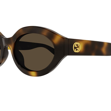 Gucci Occhiali da Sole GG1579S 002 Marrone Marrone Donna 3