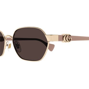 Gucci Occhiali da Sole GG1593S 003 Oro-Viola Unisex 2