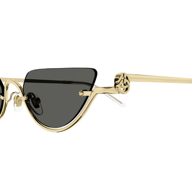 Gucci Occhiali da Sole GG1603S 001 Oro/Grigio Unisex