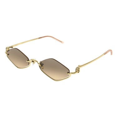 Gucci Occhiali da Sole GG1604S 003 Oro-Arancione Unisex 1