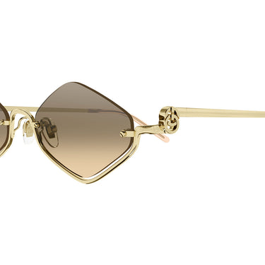 Gucci Occhiali da Sole GG1604S 003 Oro-Arancione Unisex 2