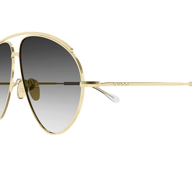 Gucci Occhiali da Sole GG1654S 012 Oro Grigio Donna 3