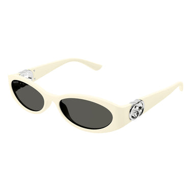 Gucci Occhiali da Sole GG1660S 004 Avorio-Grigio Unisex 1
