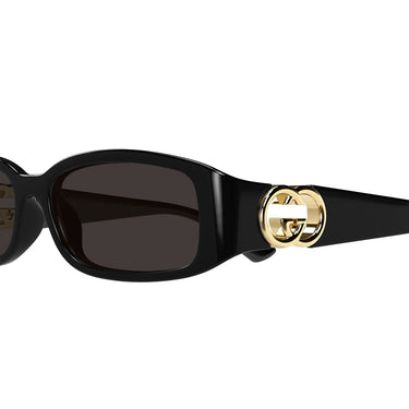 Gucci Gafas de Sol GG1661S 001 Negro/Gris Unisex 4