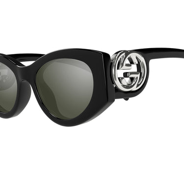 Gucci Occhiali da Sole GG1691S 001 Nero/Grigio Specchio Unisex 3