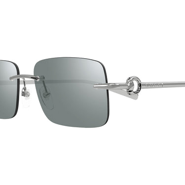 Gucci Occhiali da Sole GG1703S 002 Argento-Verde Specchiato Unisex 2