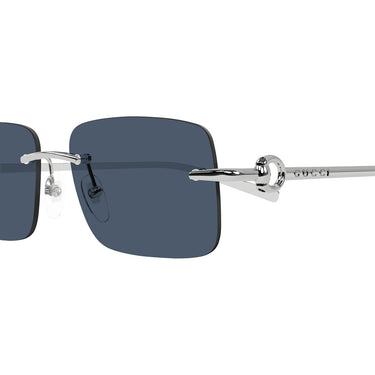 Gucci Occhiali da Sole GG1703S 003 Argento-Blu Unisex 2