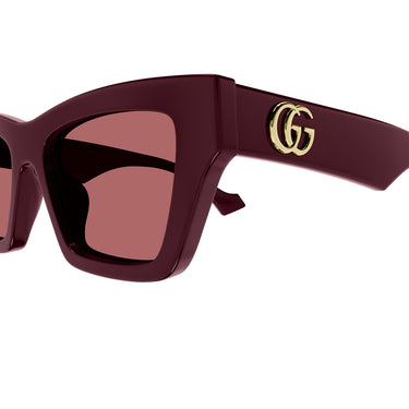 Gucci Gafas de Sol GG1753S 004 Burdeos/Marrón Mujer 3