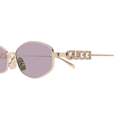 Gucci Occhiali da Sole GG1802S 003 Oro/Viola Donna 3