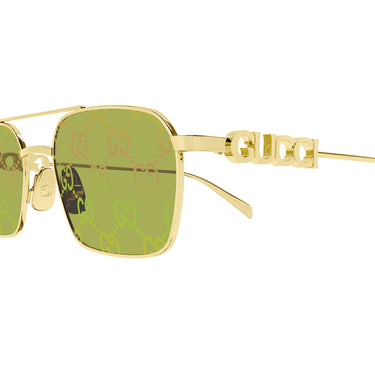 Gucci Occhiali da Sole GG1804S 002 Oro/Verde Donna 2