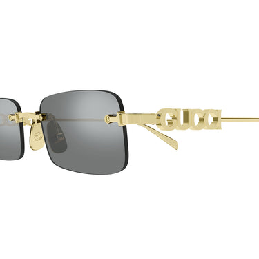 Gucci Occhiali da Sole GG1808S 003 Oro/Grigio Uomo 2