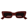 Gucci Sonnenbrille GG1827S 003 Burgundy/Rosso Damen