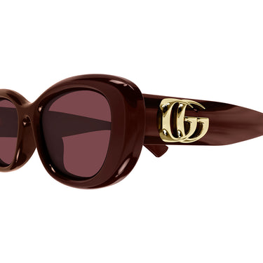 Gucci Occhiali da Sole GG1829SK 003 Burgundy/Rosso Donna 2